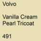 Preview: Volvo, Vanilla Cream Pearl Tricoat, 491.